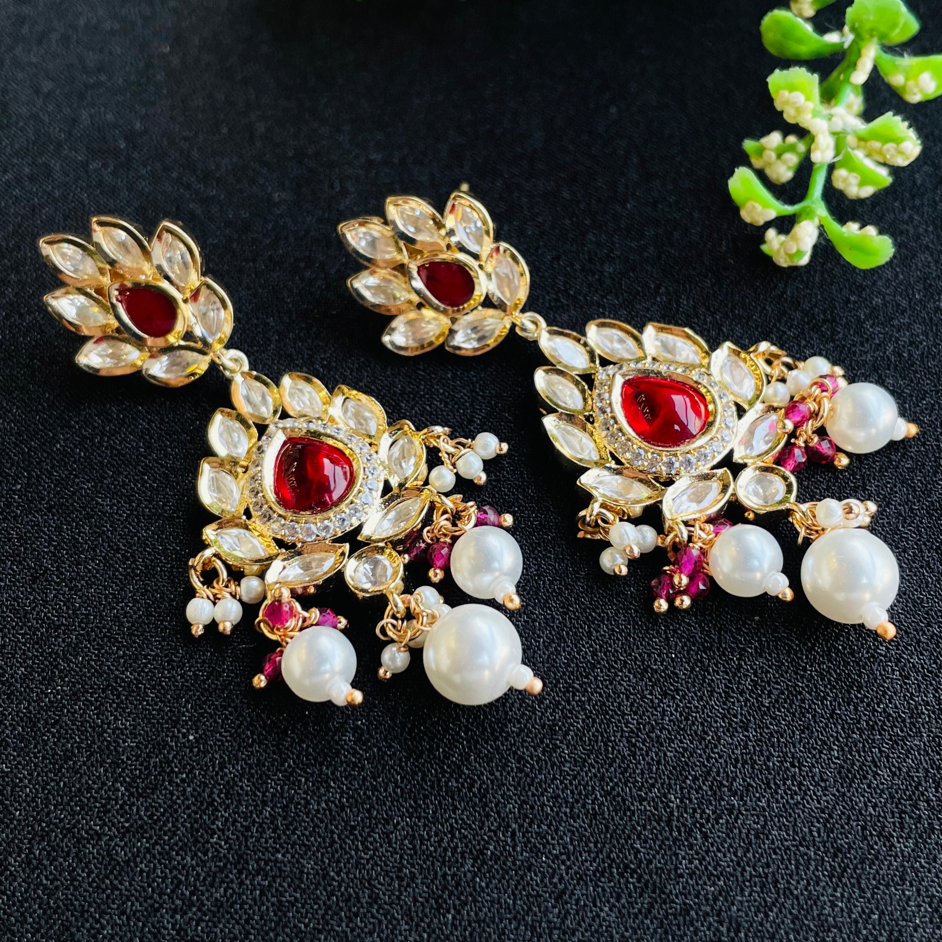 Nayaab anushka polki Neckpiece