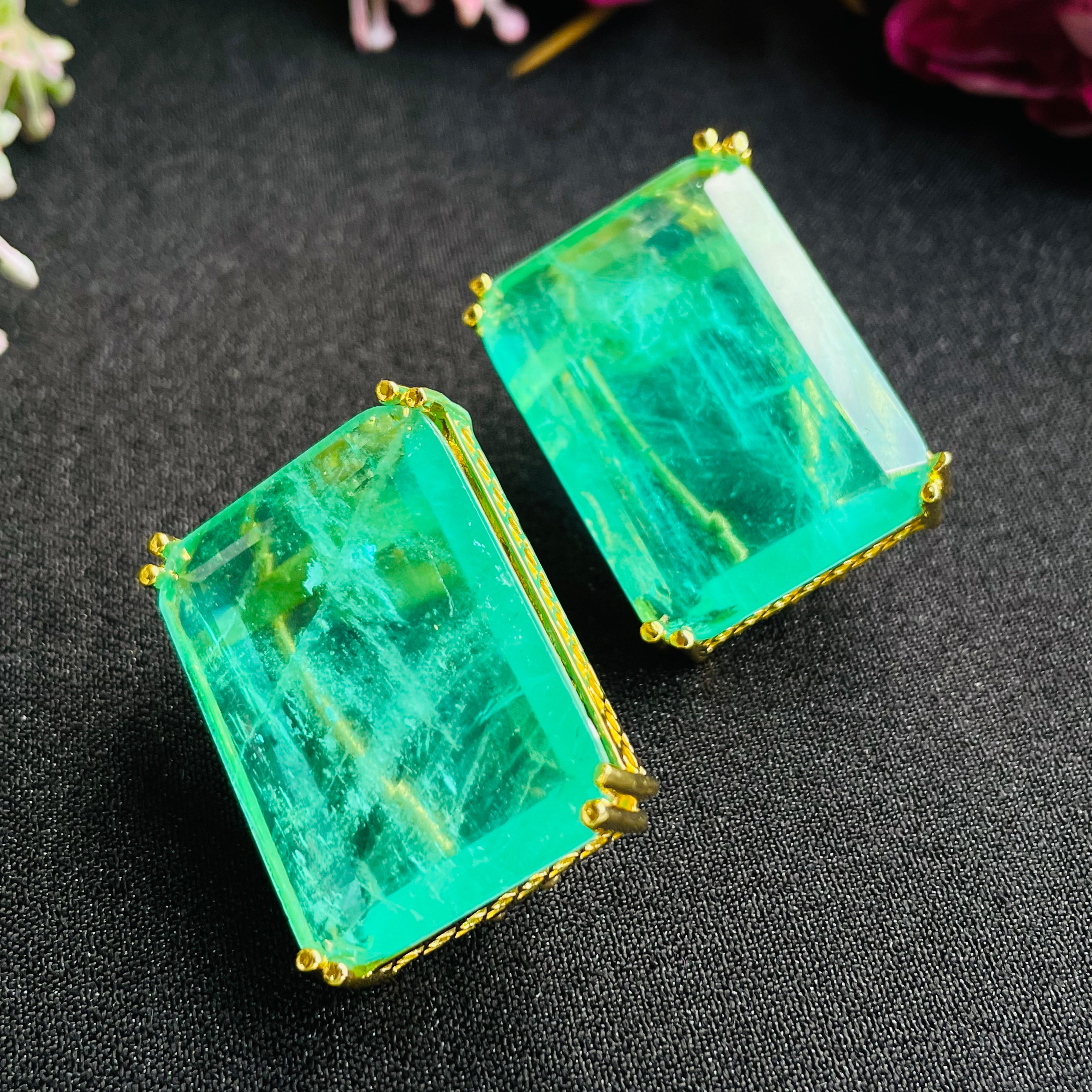 Nayaab Doublet Stone Studs