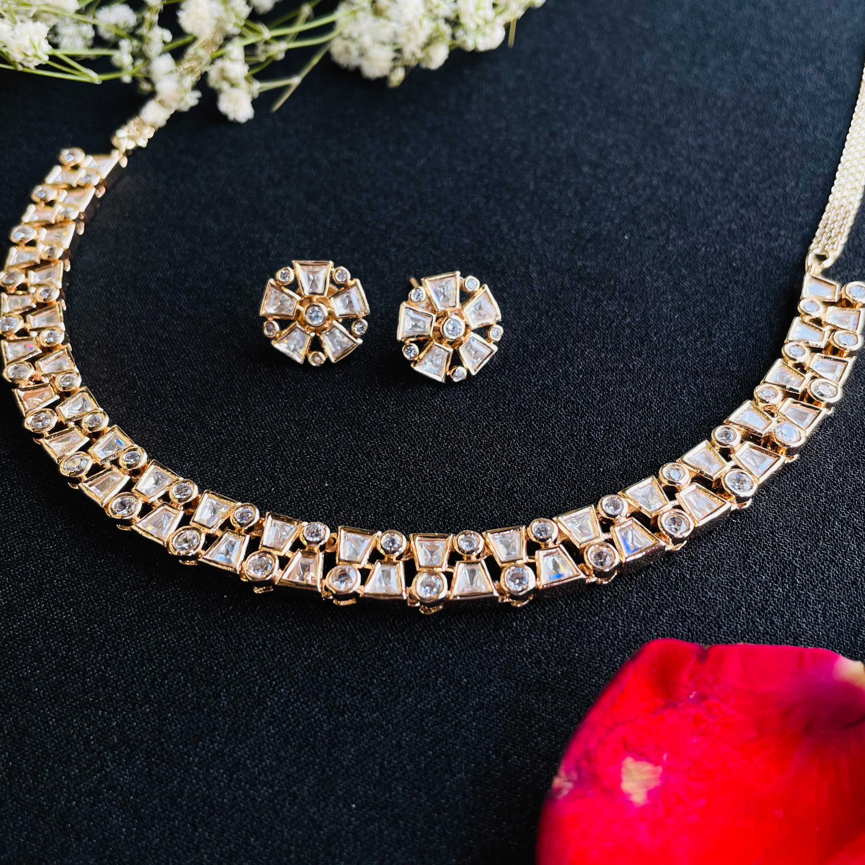 Nayaab arya polki neckpiece