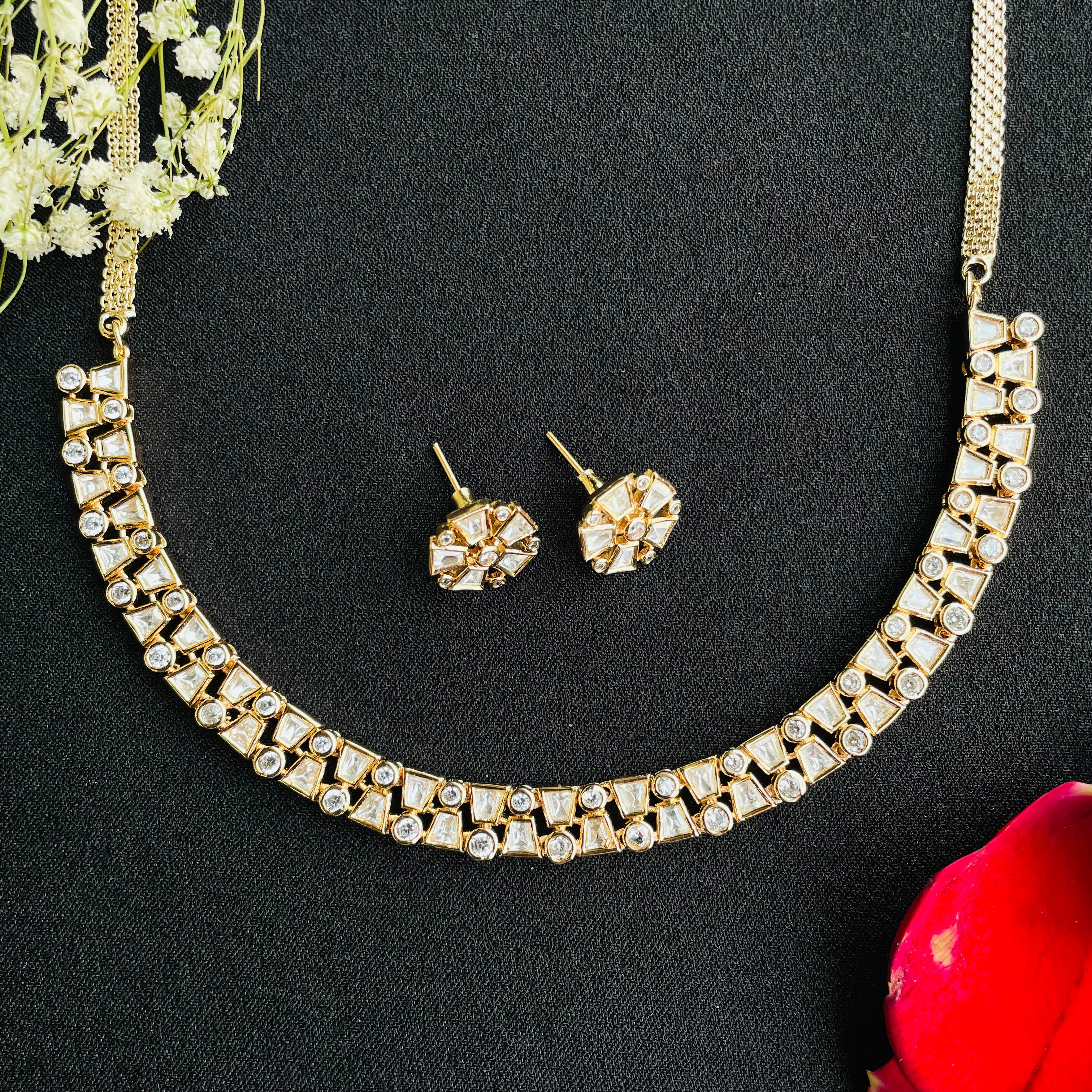 Nayaab arya polki neckpiece