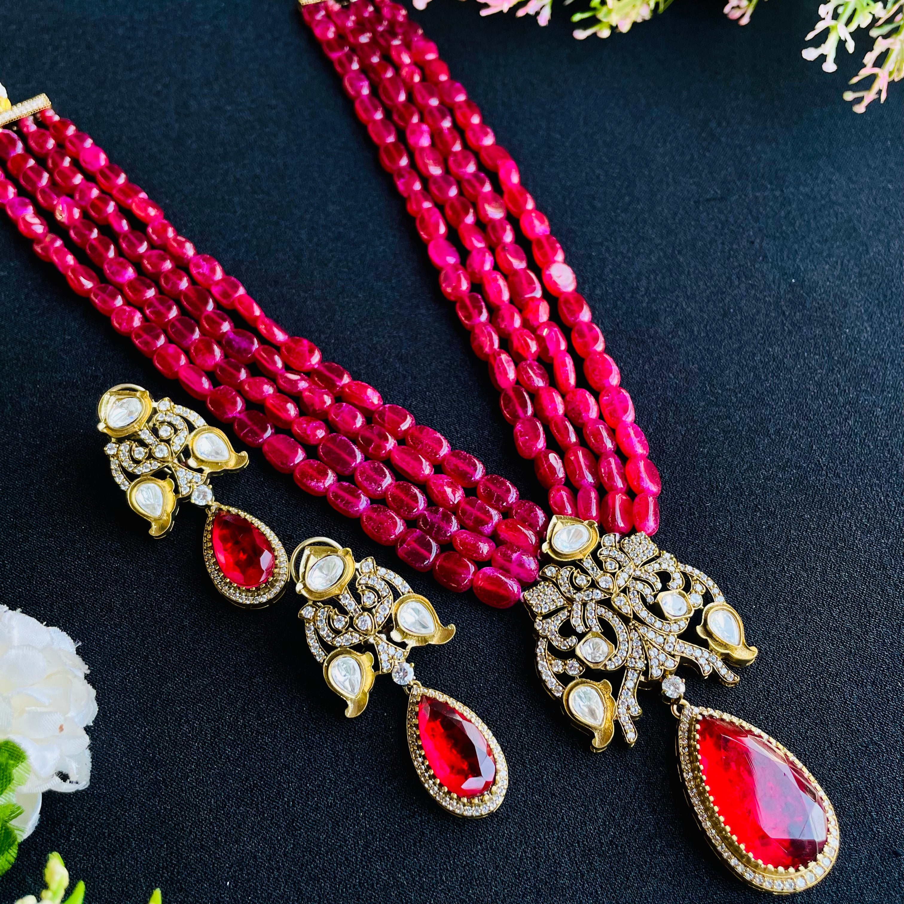 Nayaab medha polki neckpiece