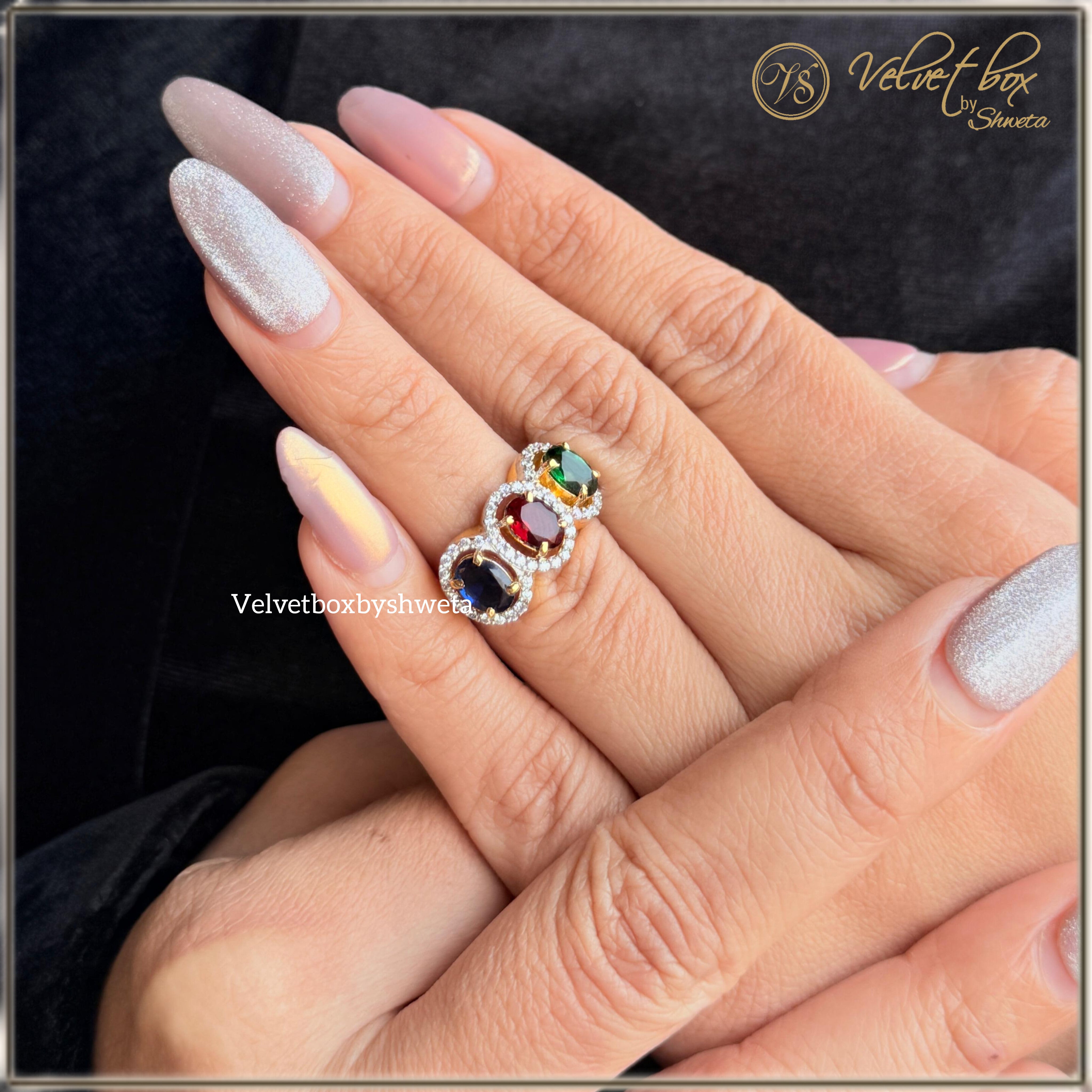 Vs sterling silver cocktail ring 168 5G