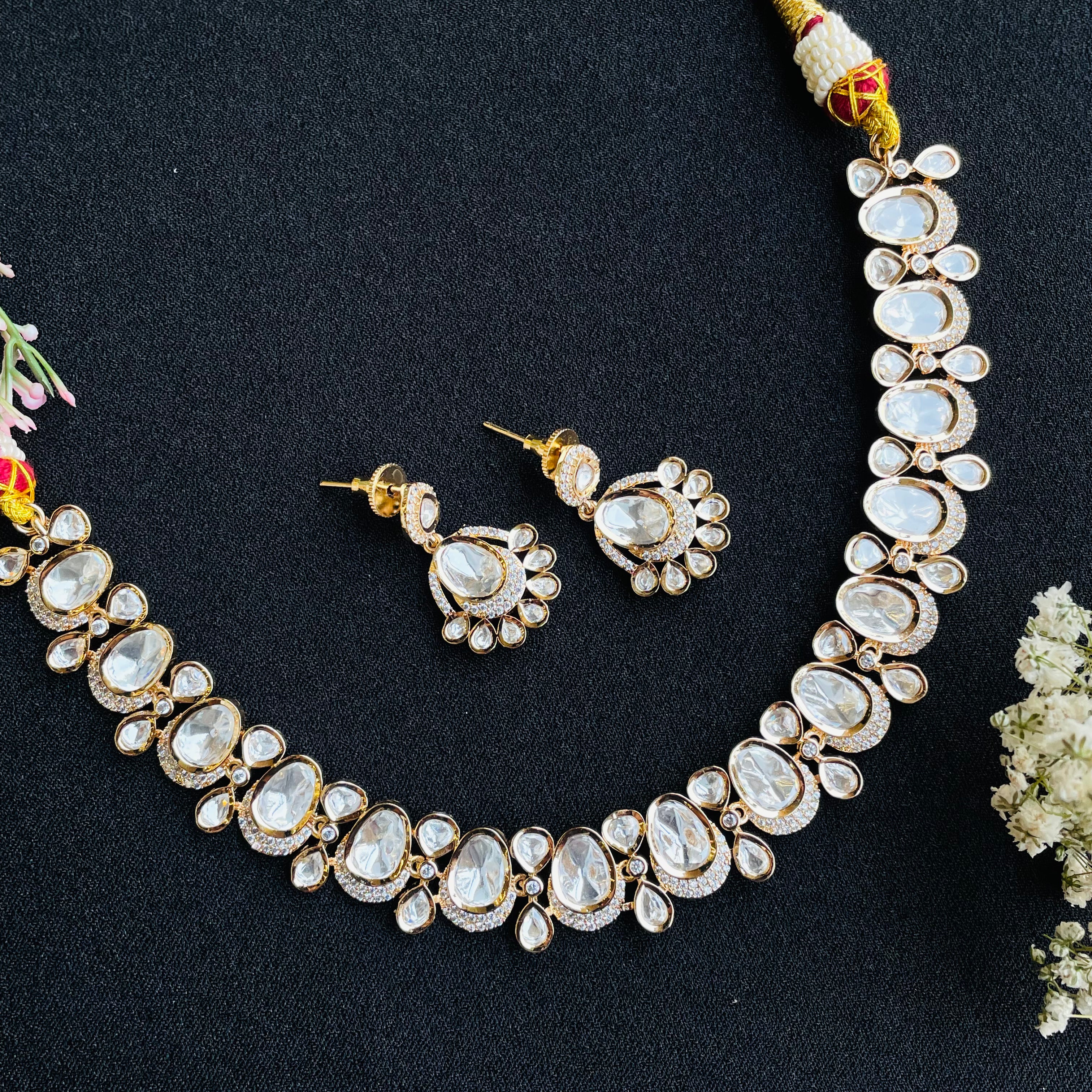 Nayaab mahi polki Neckpiece