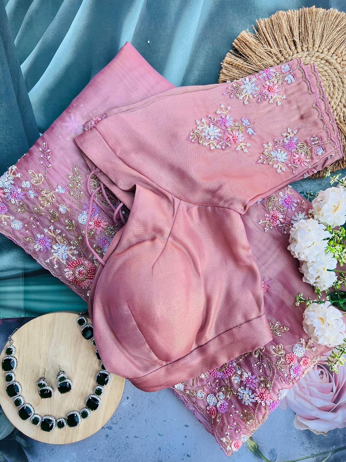 BUBBLEGUM PINK Saree