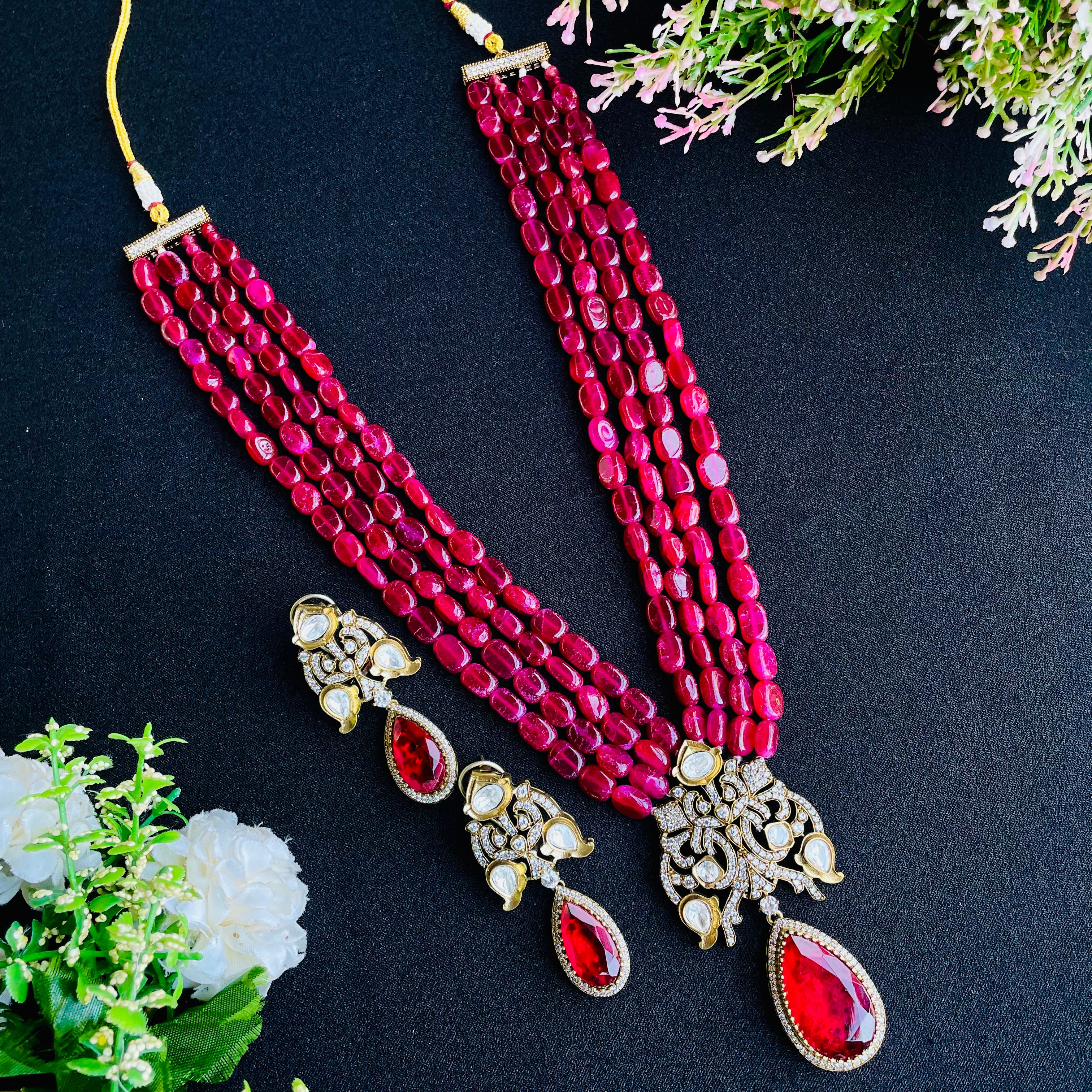 Nayaab medha polki neckpiece
