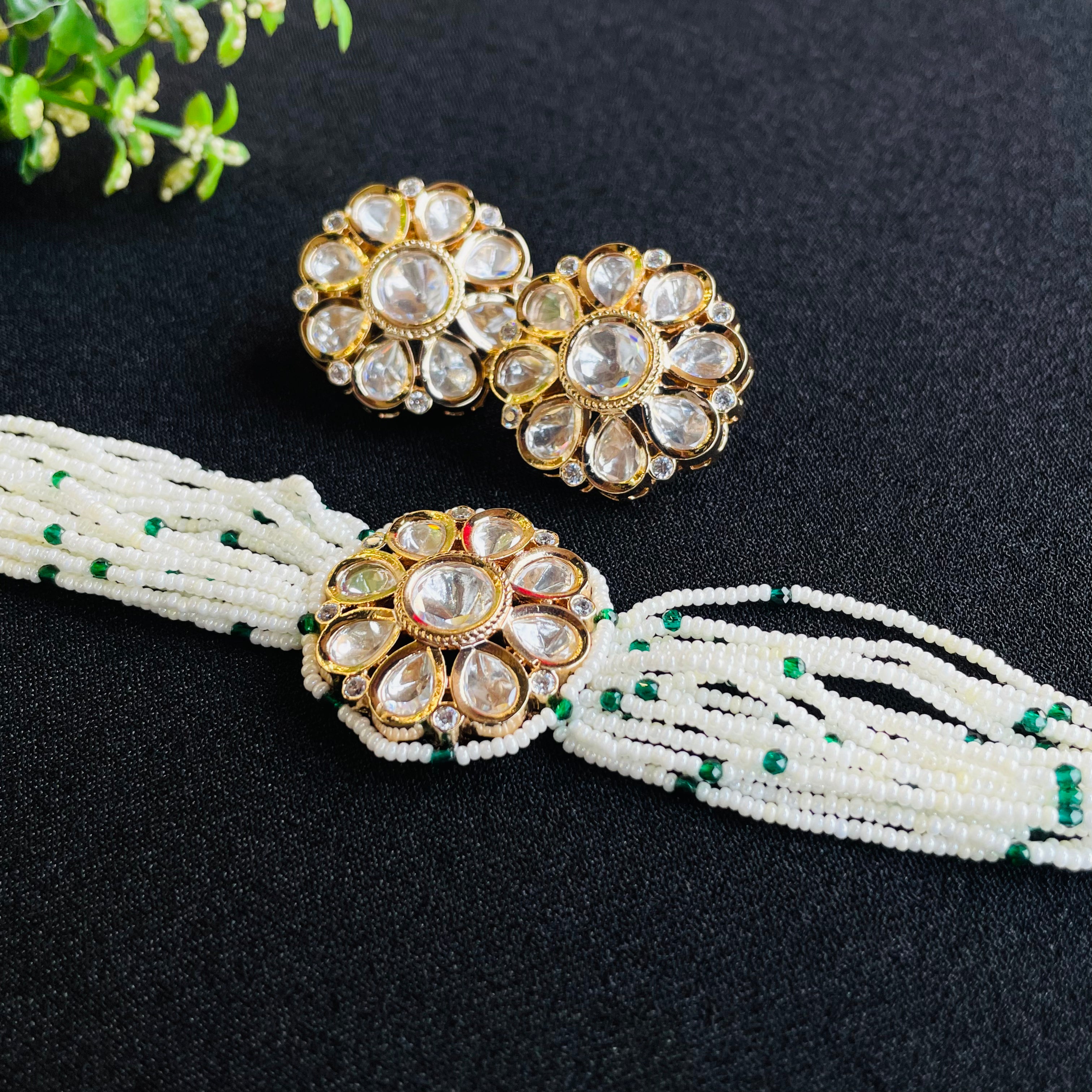 Nayaab ridhi polki neckpiece