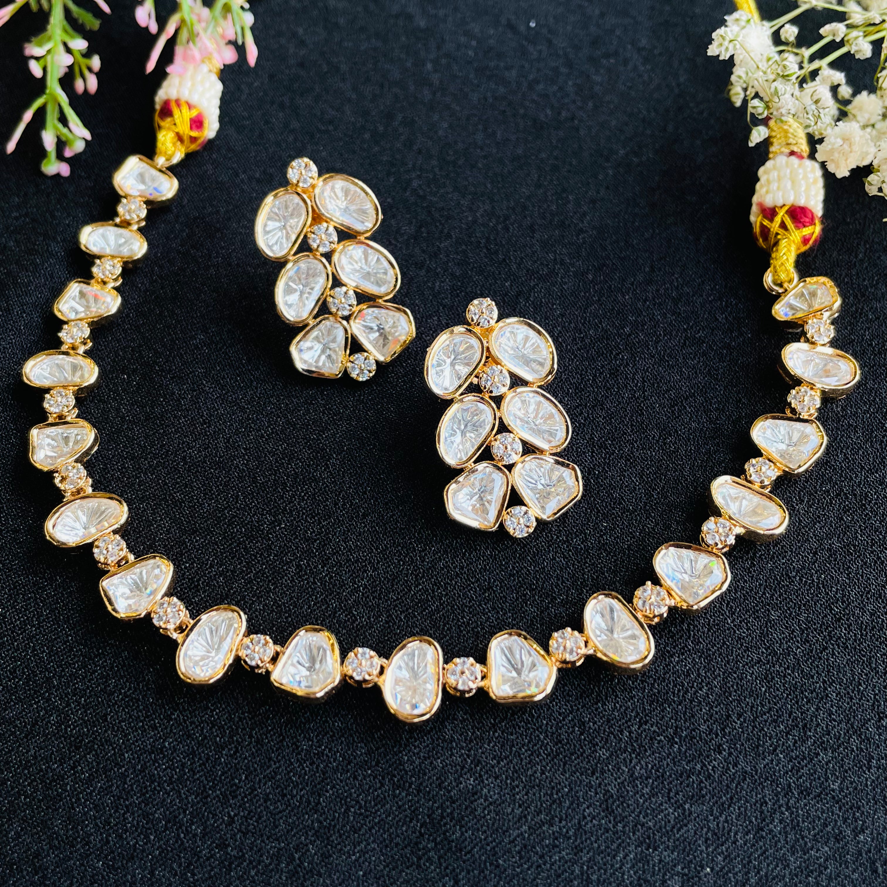 Nayaab aroshi Polki Neckpiece