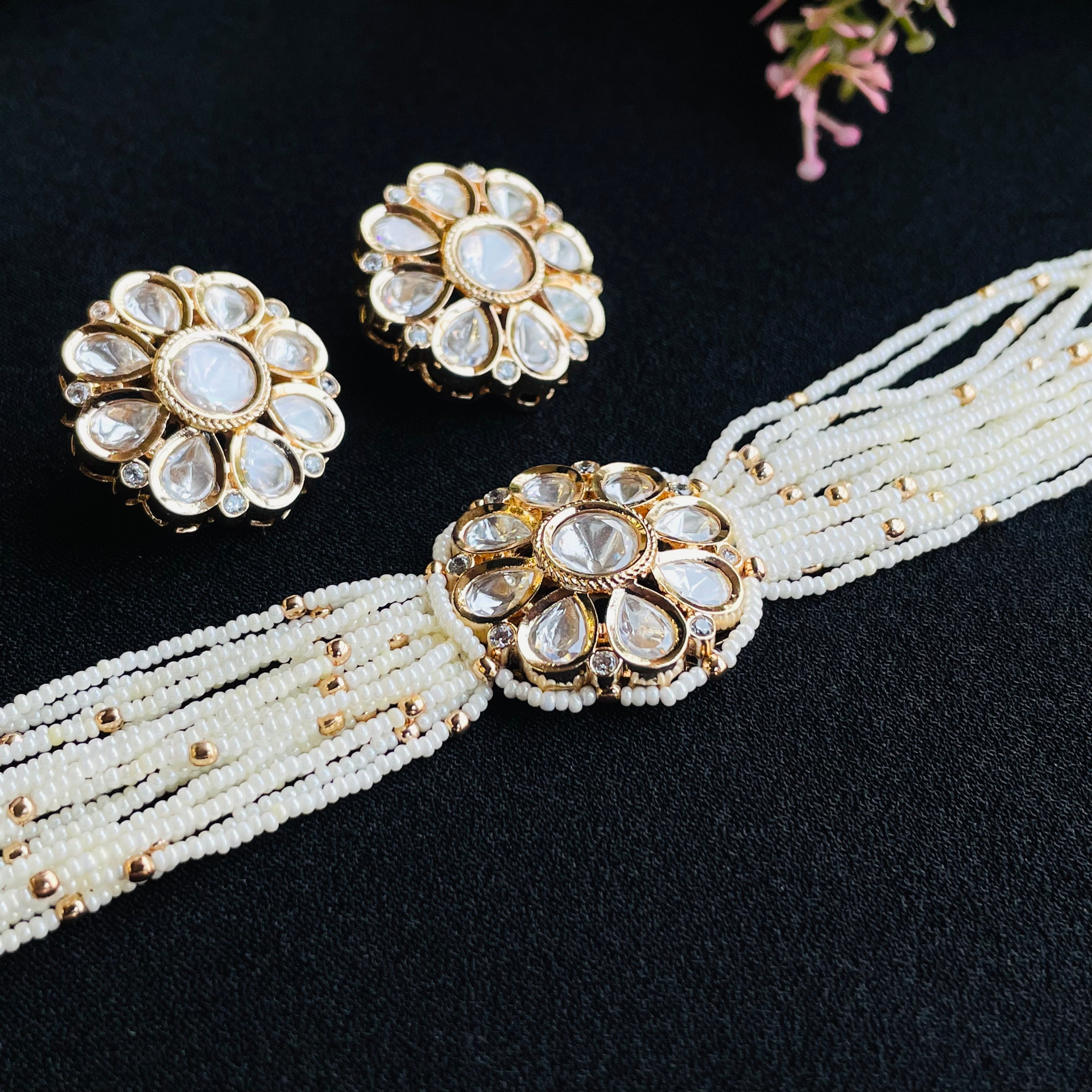 Nayaab ridhi polki neckpiece