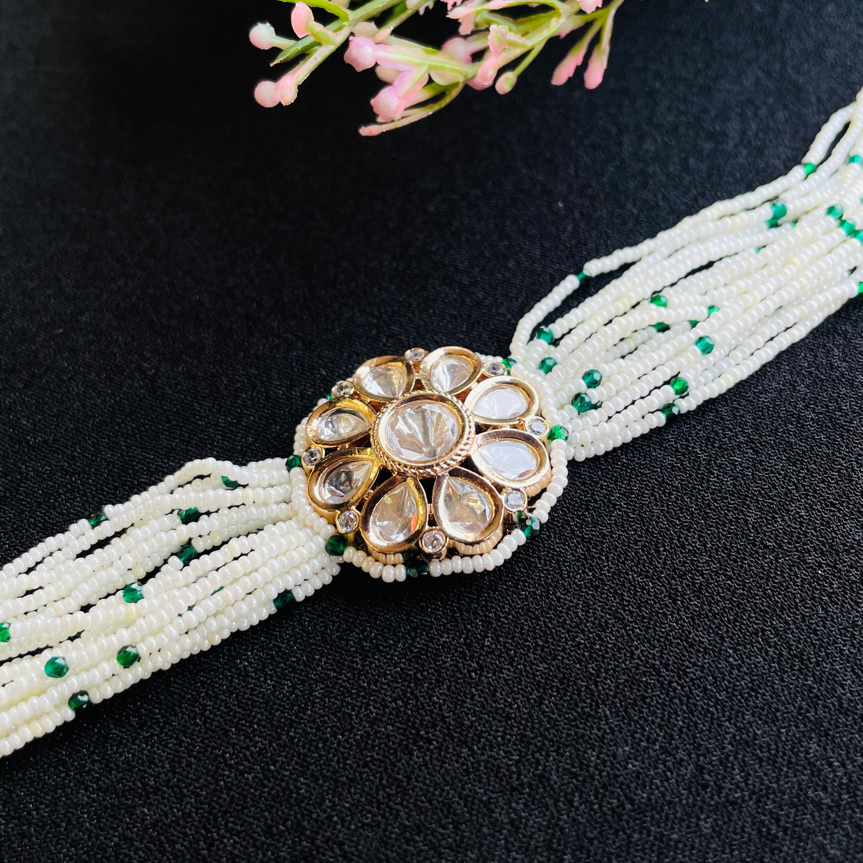 Nayaab ridhi polki neckpiece