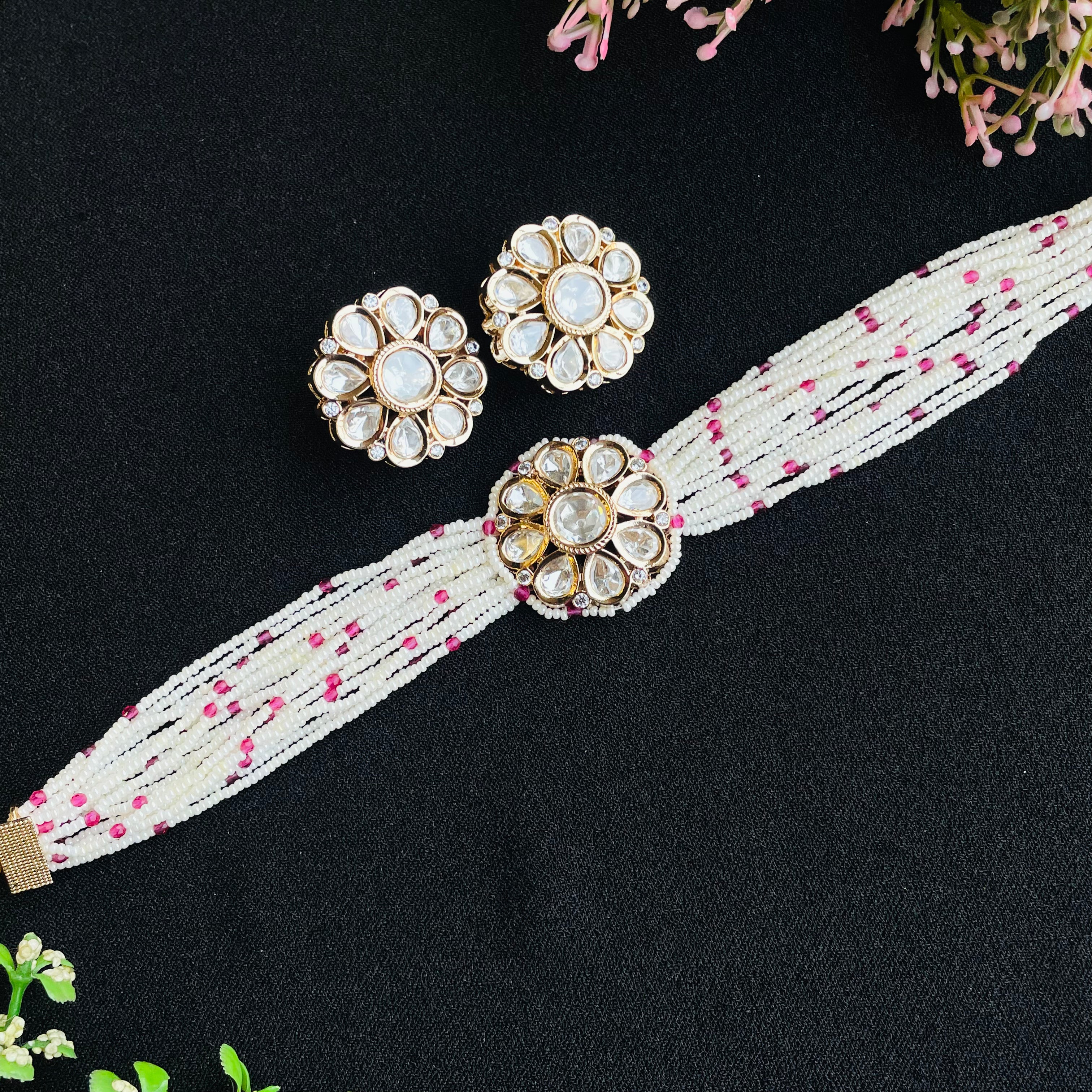 Nayaab ridhi polki neckpiece