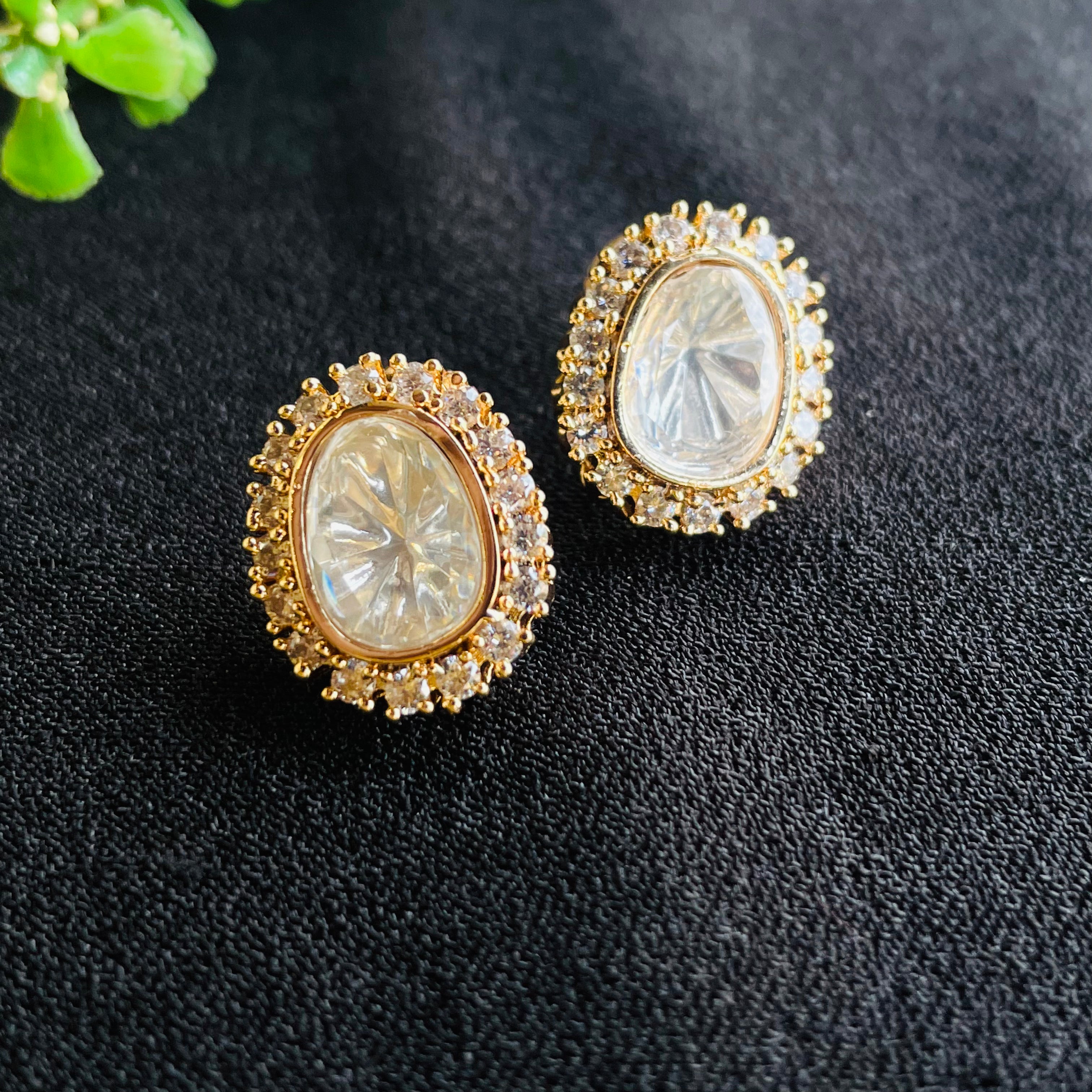 Nayaab ridhi polki studs