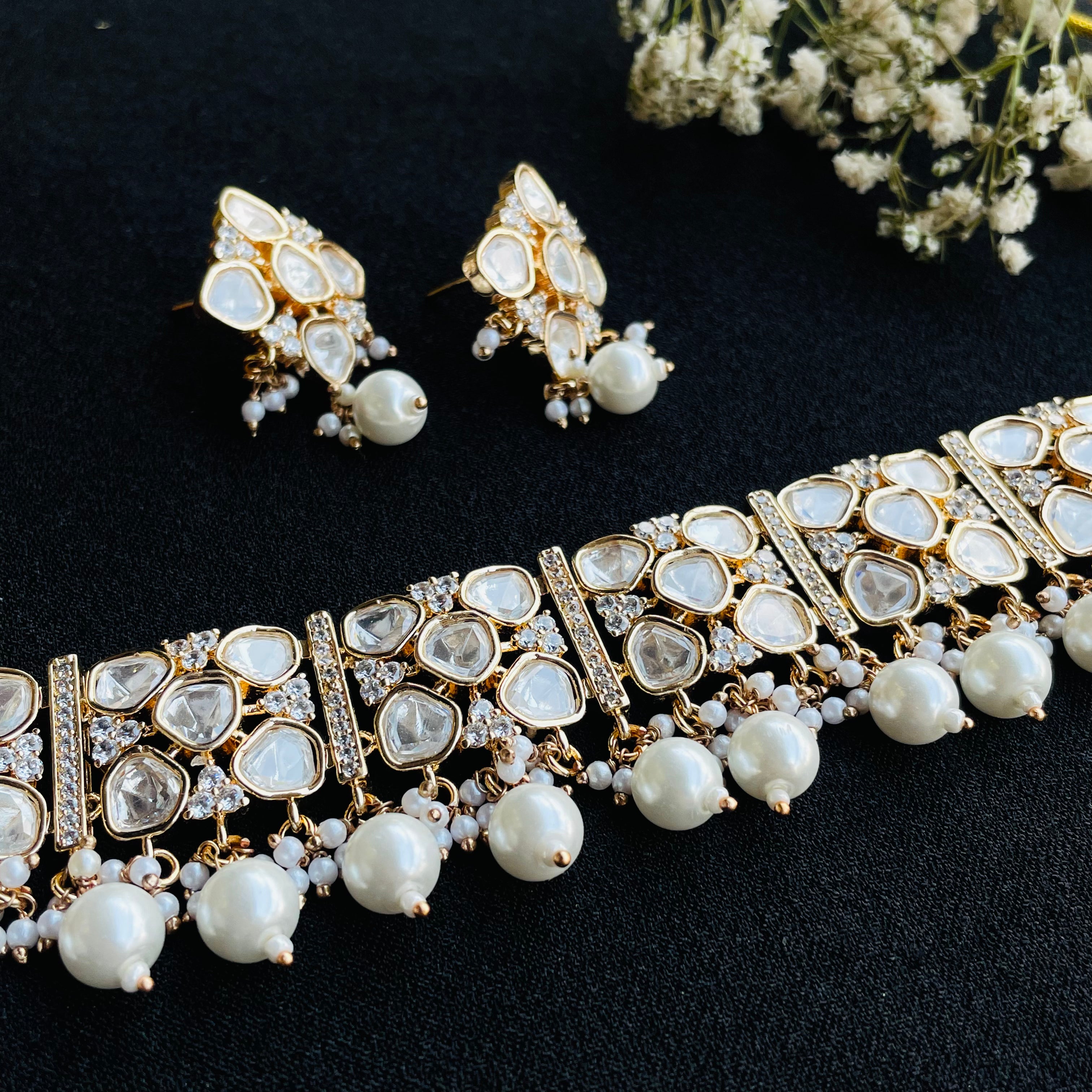 Nayaab kavya polki Neckpiece