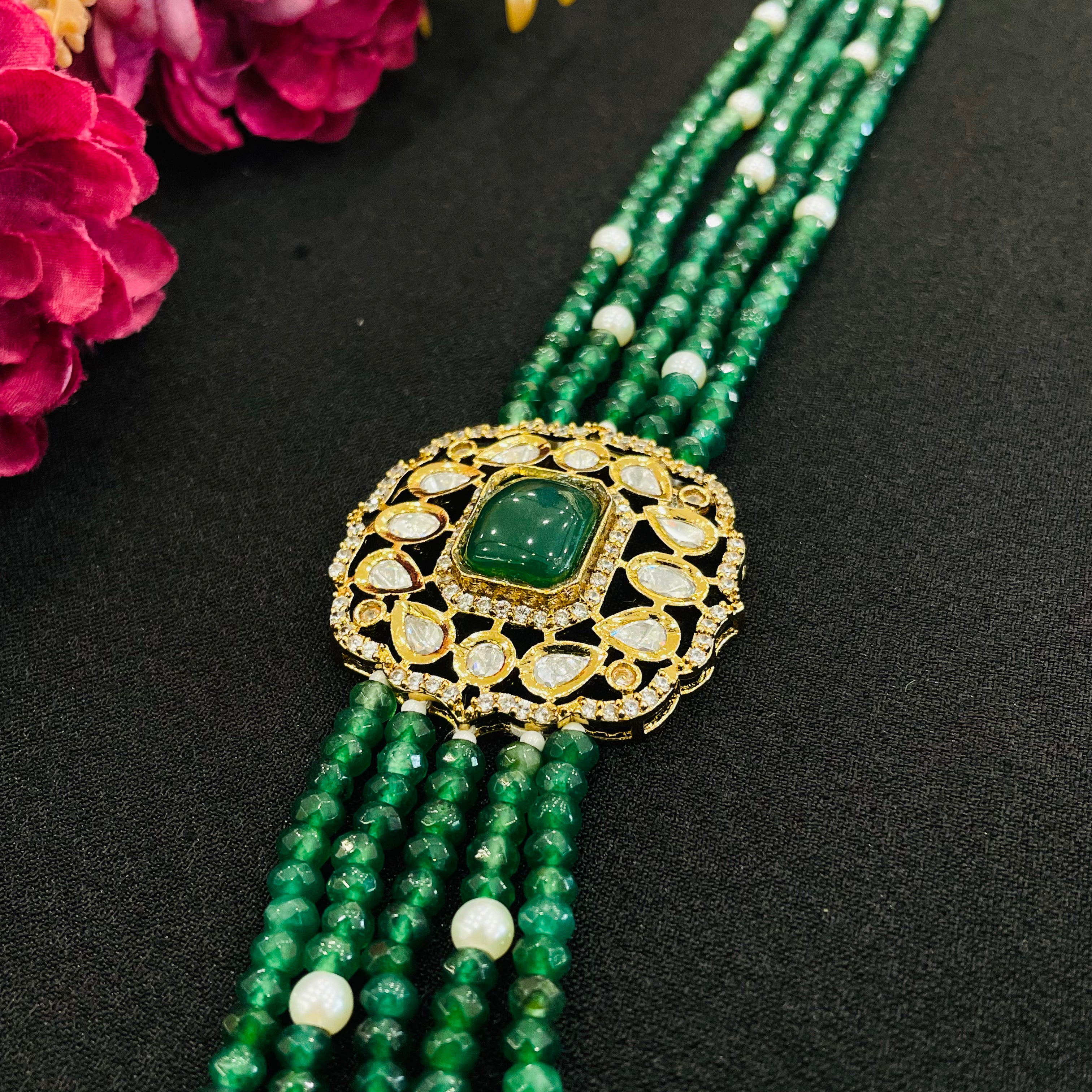 Nayaab arushi polki Neckpiece