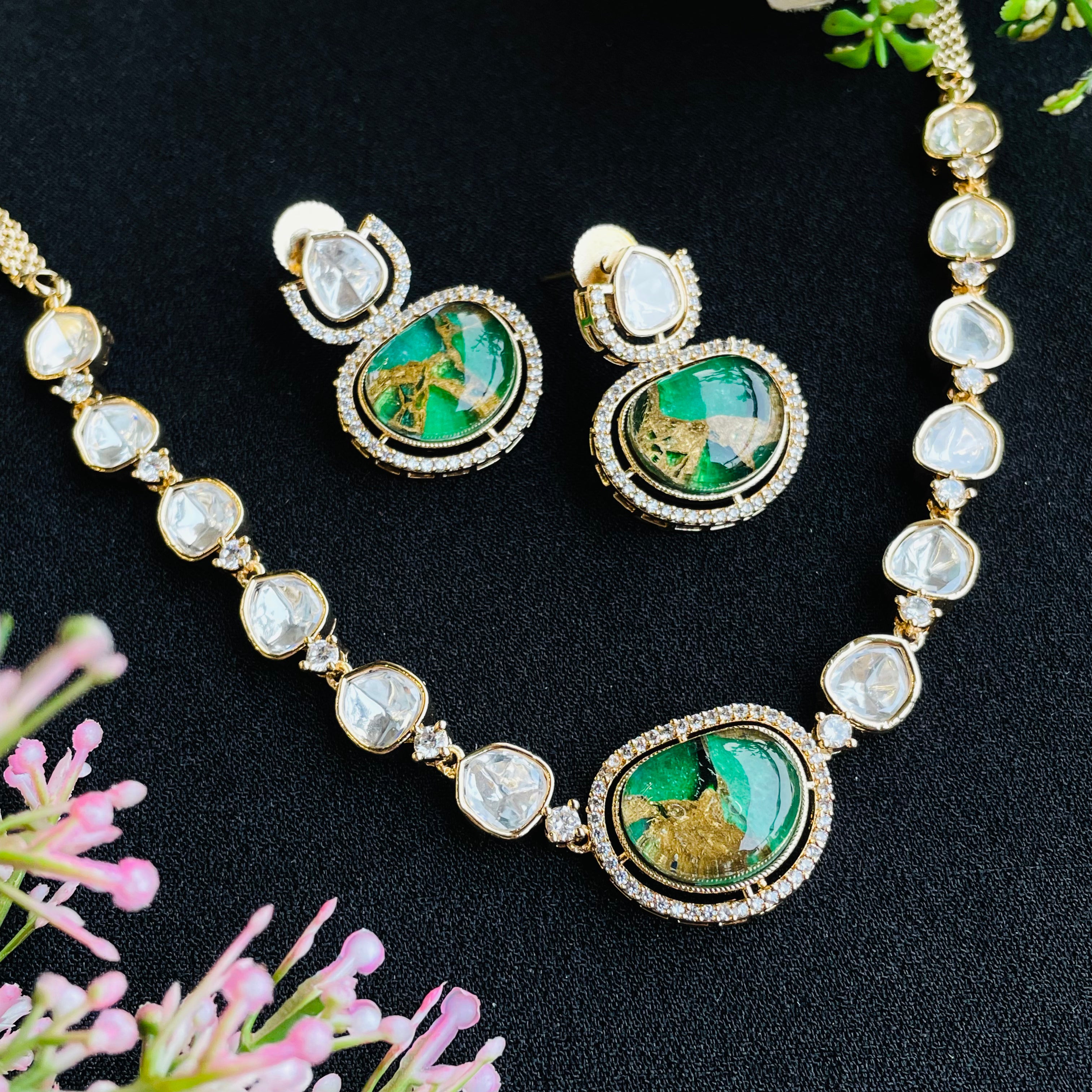 Nayaab Anvika Polki Neckpiece