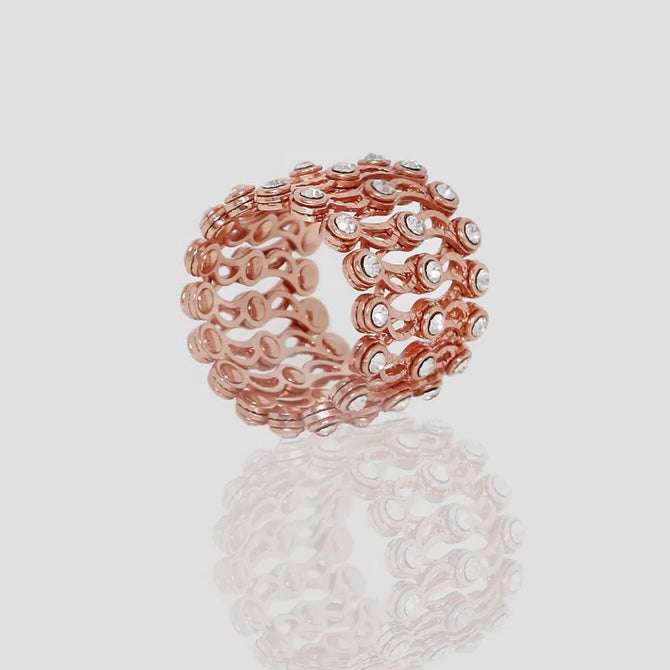 Nora Ring cum Bracelet Sterling silver velvet box by shweta